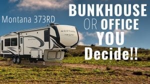 Montana 373RBS Tour – A fifth wheel with a bunkhouse or office…you decide!