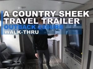 A country sheek Travel Trailer – The Outback 280URB