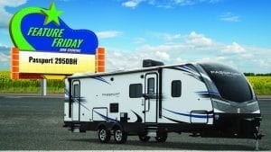 Feature Friday – The Passport 2950BH Travel Trailer