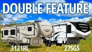 Fifth Wheel Double Feature – The Montana 3121RL and the Cougar 27SGS