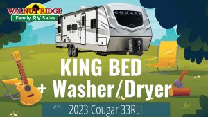 2023 Cougar 33RLI Luxury Travel Trailer: King Bed & Washer/Dryer Prep Review!